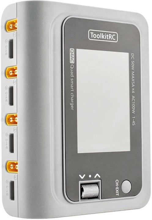 Produktbild Toolkitrc Quad-Ladegerät Q4AC XT60 100W, 1-4S