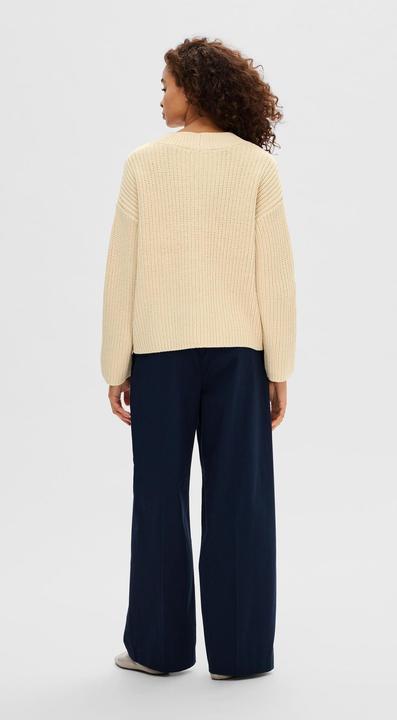Actual product image Selected Femme V-neck knit jumper (XL)