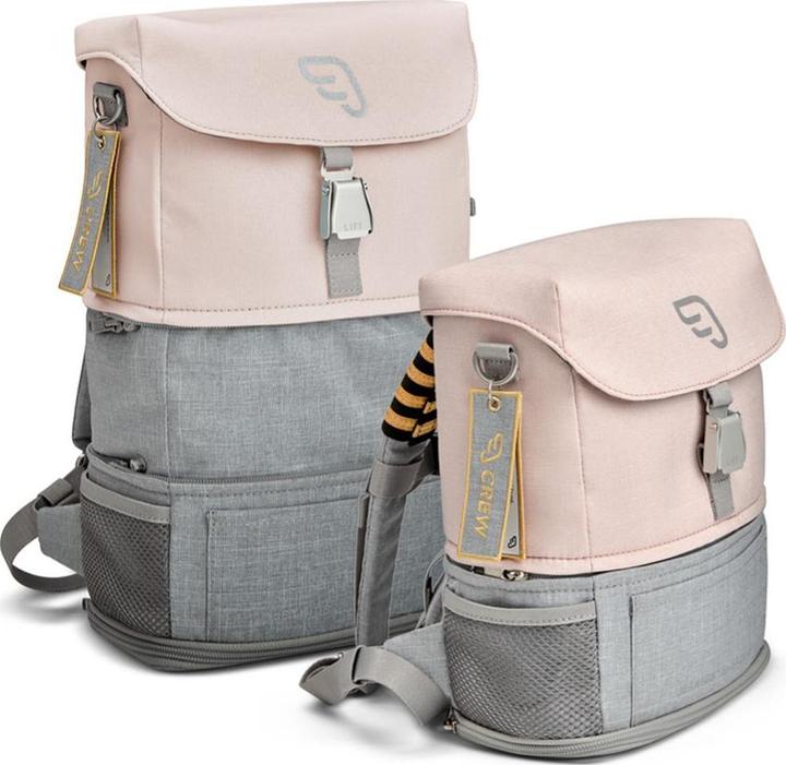 Actual product image Stokke BedBox™ + Crew BackPack™ Travel Set Pink/Pink (23 l, Hand luggage (up to 50 litres))