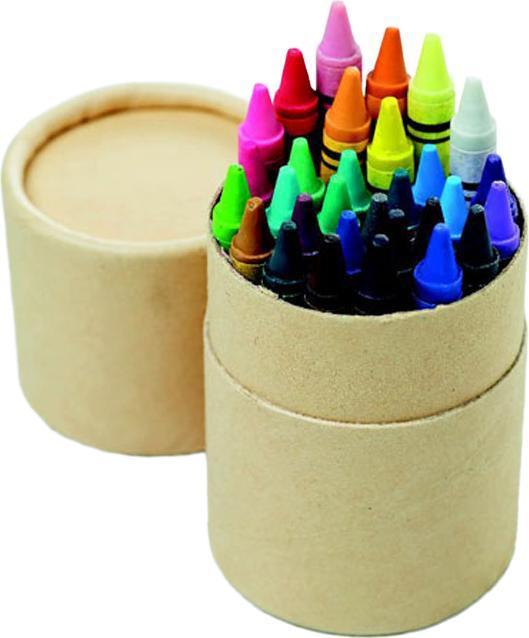 Produktbild MidOcean Wachsmalstifte STRIPER 30erPack (Bunt, Beige, 30 x)