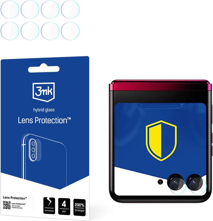 Produktbild 3MK Lens Protect Motorola Razr 40 Ultra Ochrona na obiektyw aparatu 4szt (1 Stück, Motorola Razr 40 Ultra)