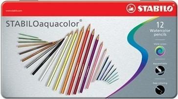 Produktbild STABILO aquacolor Aquarell-Buntstift (Mehrfarbig, 12 x)