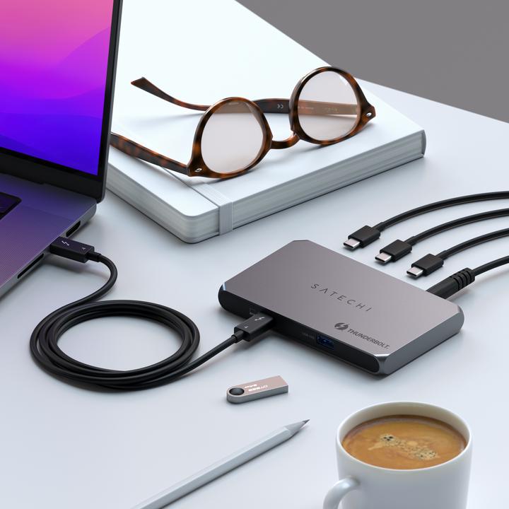 Immagine prodotto Satechi Thunderbolt 4 Slim Hub (USB-C, 5 Porti)