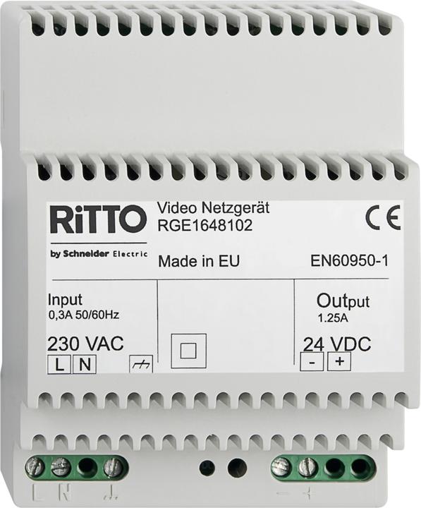 Actual product image Ritto RGE1648102 Power Supply Intercom System Accessories
