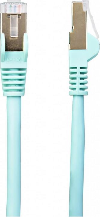 Immagine prodotto StarTech Cavo Patch Cat6a 1m Aqua (U/FTP, CAT6a, 1 m)