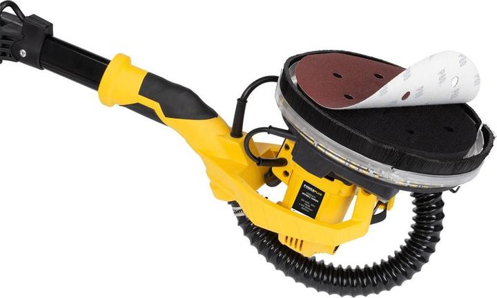 Produktbild Powerplus Trockenausbau-schleifer teleskopisch 1050W Ø225mm - 6 Acc. (Tellerschleifer, 1050 W)