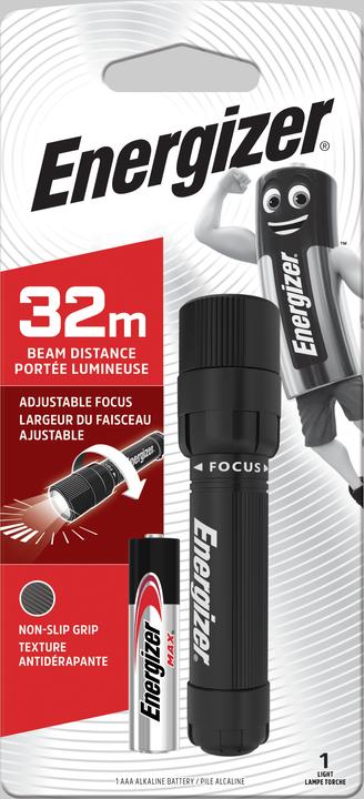 Immagine prodotto Energizer Torcia LED, X-Focus, estremamente luminosa per la casa, l'esterno e le emergenze, batteria inclusa (9 cm, 30 lm)