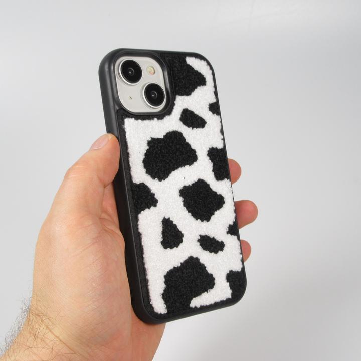 Image du produit PhoneLook Coque Silicone avec surface tufting effet peau de vache (Apple iPhone 14)