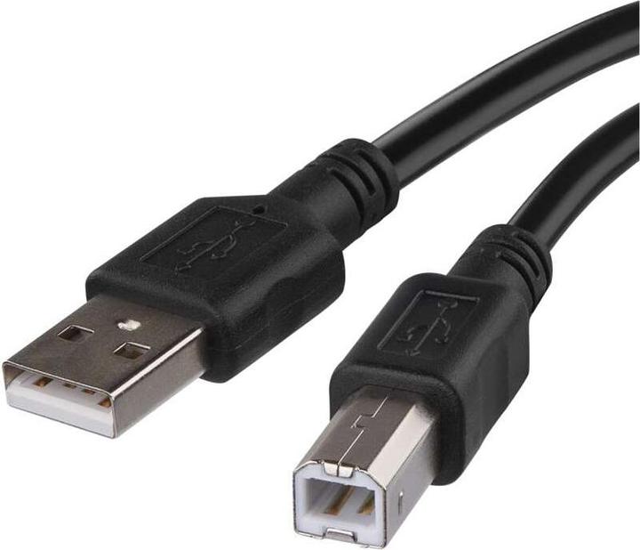 Emos USB cable 2.0 A plug - B plug 2m (2 m, USB 2.0)