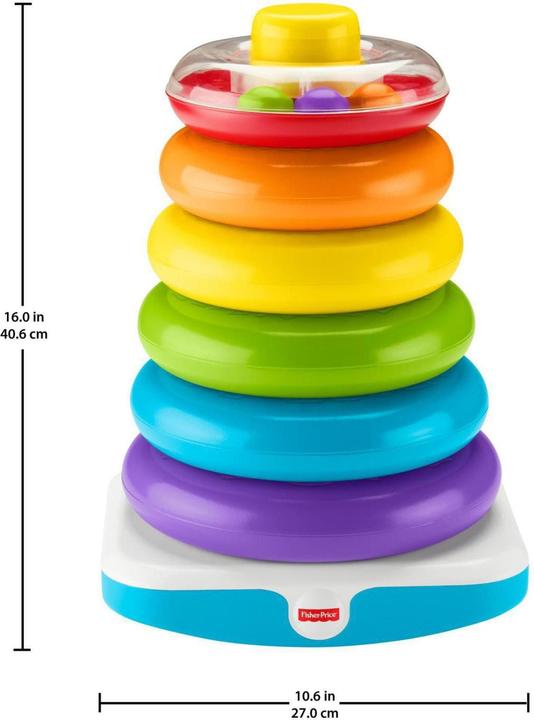 Produktbild Fisher-Price Grosse Farbringpyramide