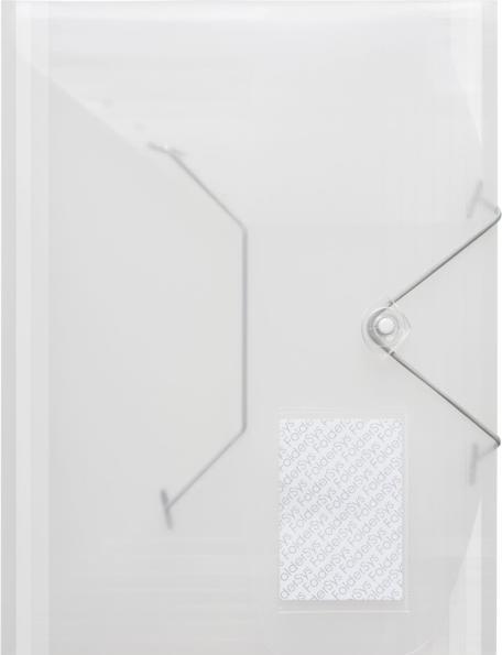Actual product image Foldersys Folder Jumbo A4 PP with elastic band colourless translucent (A4, 1 x)
