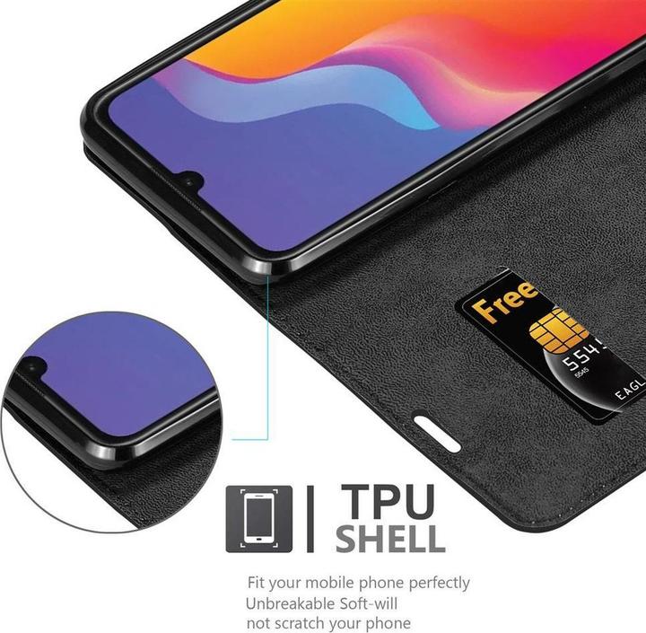 Actual product image Cadorabo Book Invisible Magnet Cover (Honor 8A Prime)