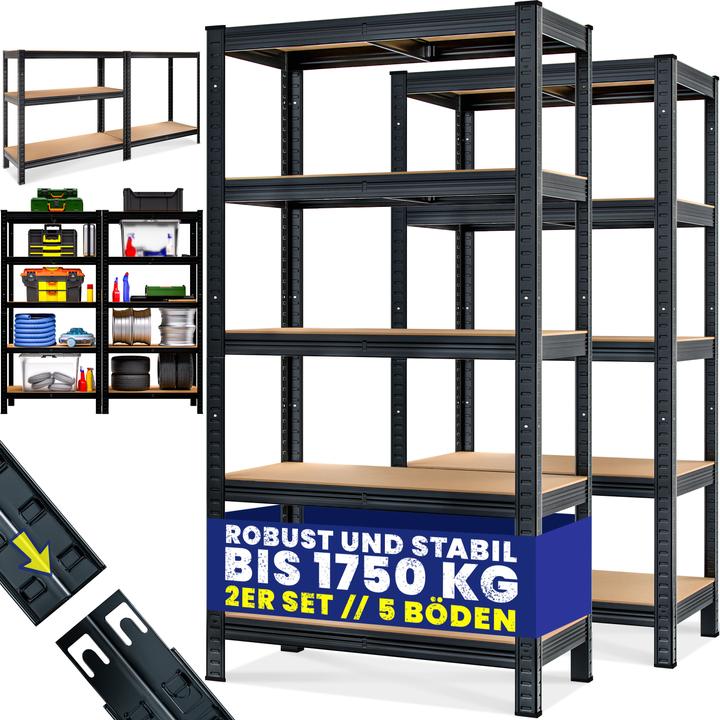 Actual product image Monzana Heavy Duty Shelving