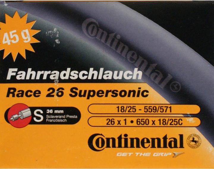 Produktbild Continental Race 26 Supersonic (Presta (SV), 26", 42 mm)