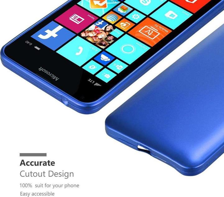 Immagine prodotto Cadorabo Copertura metallica opaca in TPU (Microsoft Lumia 640 XL)
