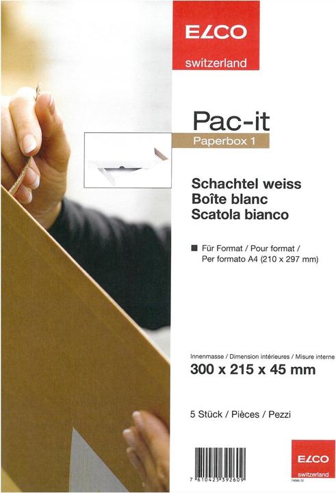 Produktbild Elco Paperbox Pac-it (228 x 308 x 48 mm, 5 x)