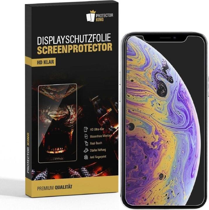 Produktbild Protectorking 6x Premium Displayschutzfolie 3D KLAR (6 Stück, Apple iPhone X)