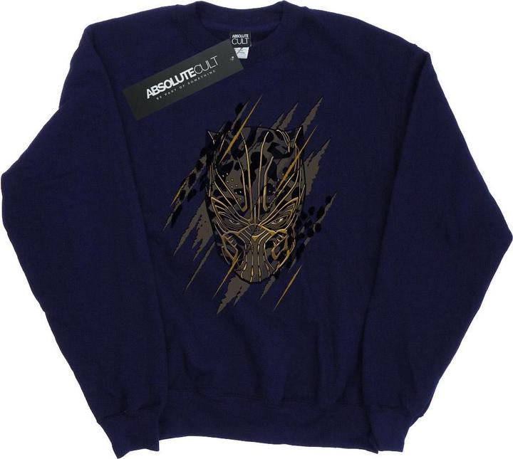 Produktbild Schwarzer Panther Gold Kopf Baumwolle Sweatshirt (XL)