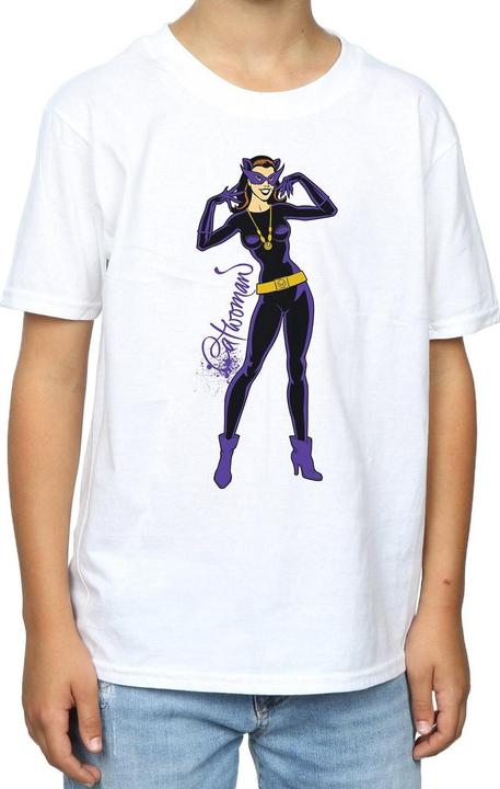 Immagine prodotto Catwoman Happy Pose Maglietta Ragazzi (152, 158)