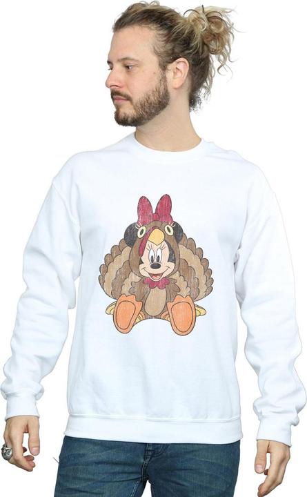 Actual product image Disney Mens Minnie Mouse Thanksgiving Turkey Costume Sweatshirt (XXL)