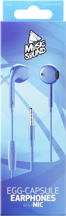 Immagine prodotto Cellularline Musica e suoni Auricolari a capsula blu (Cablato)