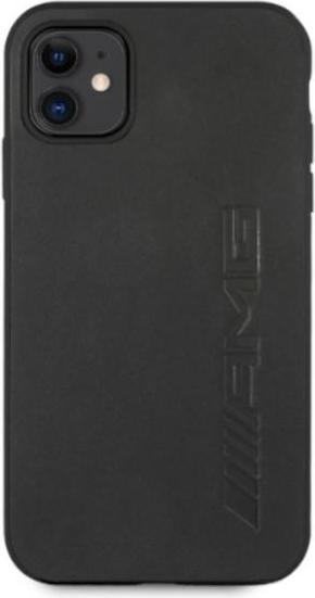 Produktbild Mercedes AMG AMHCN61DOLBK iPhone 11 6,1" czarny/black hardcase Leather Hot Stamped (Apple iPhone 11)