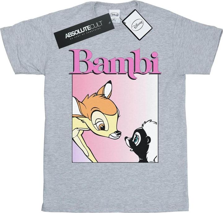 Actual product image Disney Womens/Ladies Bambi Nice To Meet You Cotton Boyfriend T-Shirt (L)
