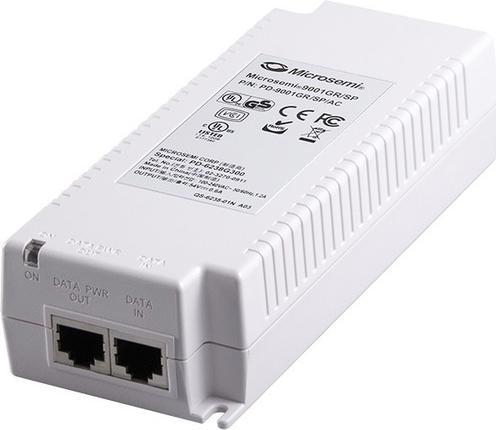 Actual product image Microsemi PD-9001GR/AT/AC-EU (802.3at (PoE+), 30 W)