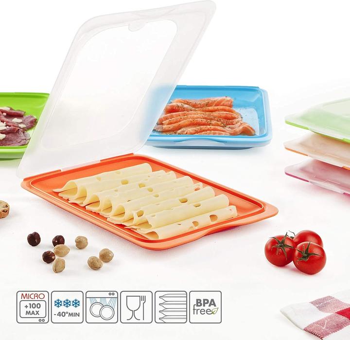 Immagine prodotto Tatay 4-teiliges Aufschnitt-Boxen Set, stapelbar