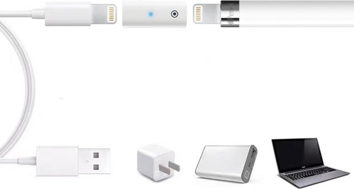Produktbild PowerGuard Charge Adapter Apple Pencil 1st Gen Lightning female/female (Lightning, Lightning)