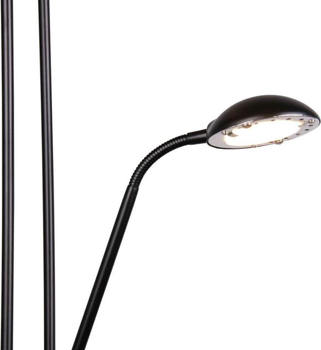 Actual product image Reality Spock LED floor lamp 19W ⌀25cm dimmable black matt warm white