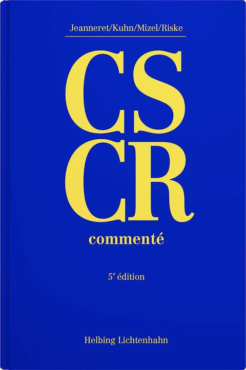 Image du produit Code suisse de la circulation routière commenté (CS CR) (Français, André Kuhn, Yvan Jeanneret, Olivier Riske, Cédric Mizel, 2024)