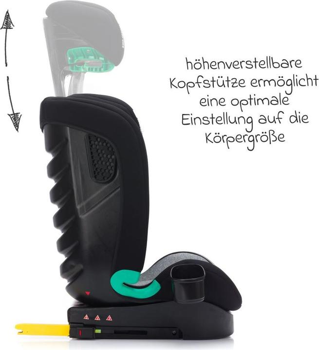 Produktbild Fillikid Kindersitze 15-36 kg Kindersitz Elli Pro i-Size ab 3 Jahre - 12 Jahre (100 (Kindersitzerhöhung, ECE R129/i-Size Norm)