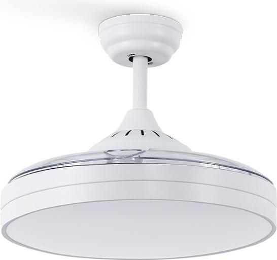 Image du produit Create - WIND CLEAR - Ventilateur plafonnier silencieux 40W 107 cm - Wit - Met licht (50 dB)