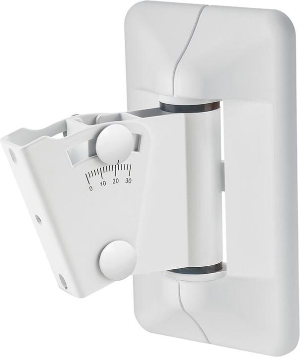 Actual product image K&M 24472 Box wall bracket set pure white (Set, Wall installation, Pivoting, Tiltable)