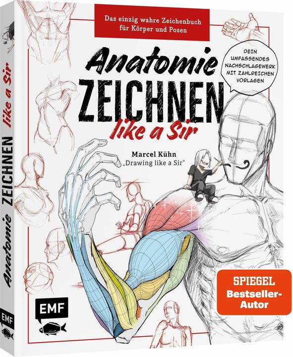 Image du produit Anatomie zeichnen like a Sir (Allemand, Marcel Kühn, 2024)