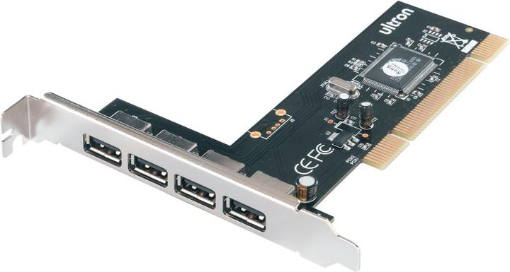 Actual product image Ultron UHP-400 - USB Adapter - PCI - USB 2.0