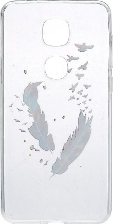 Actual product image König Design Henna Cover for LeEco Le 2 Case Protective Cover Silicone Bumper Cases Feathers Colourful (LeEco Le 2)