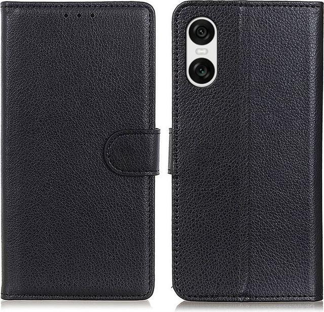 Actual product image MU Classic Litchi Leather Bookcover Series (Sony Xperia 10 VI)