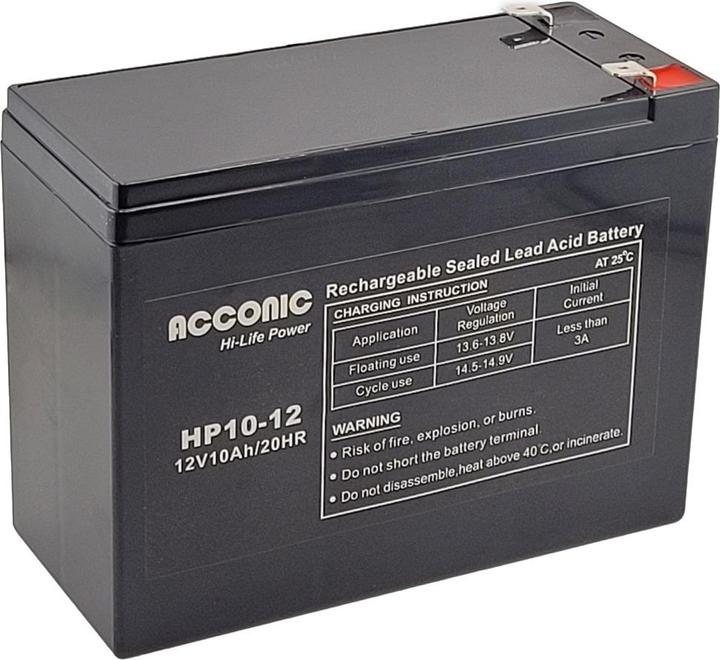 Produktbild Acconic HP10-12 Hi-Life Power AGM 12V 10Ah Bleiakku (12 V, 10 Ah)