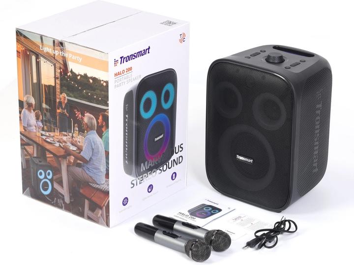 Produktbild Tronsmart Wireless Bluetooth Speaker Halo 200 with microphone (black) (18 h, Batteriebetrieb)