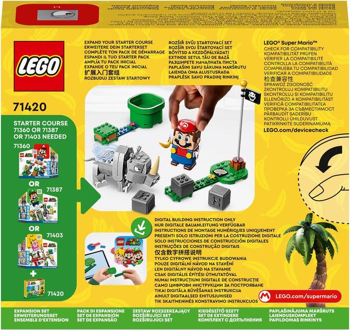Produktbild LEGO Rambi das Rhino - Erweiterungsset (71420, LEGO Super Mario)