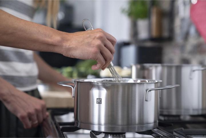 Actual product image Zwilling 1009154 TrueFlow Cookware Set (24 cm, Pan set + pot set, Stainless steel)