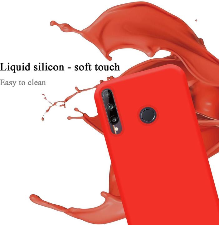 Actual product image Cadorabo TPU Liquid Silicone Case Cover (Huawei P40 Lite E)
