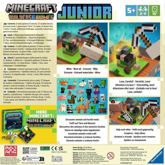 Actual product image Ravensburger 24615 Minecraft Builders & Biomes Junior - Co-operative children's game from 5 years for (Multilingual)