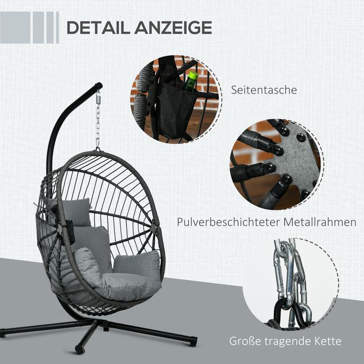 Produktbild Outsunny Hängesessel (120 kg)
