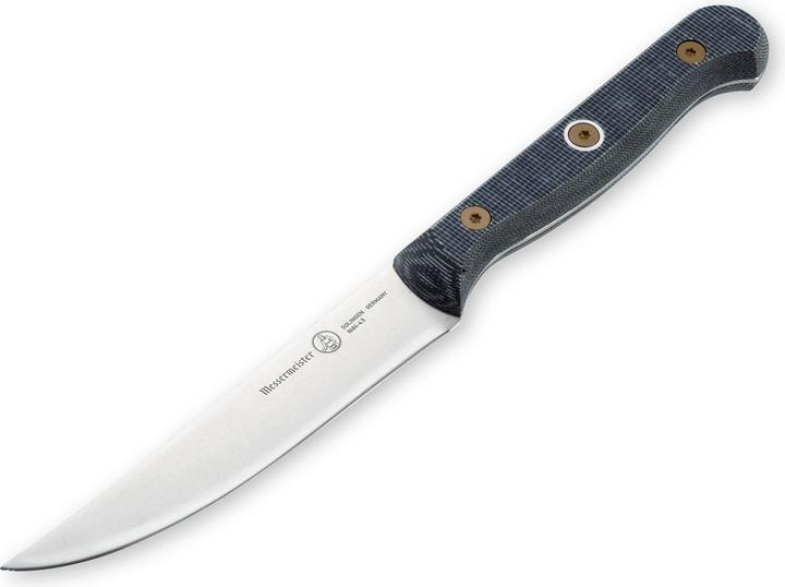 Produktbild Messermeister Steakmesser-Set Custom 1 Stück, Schwarz/Silber (4 Stück, Messer)