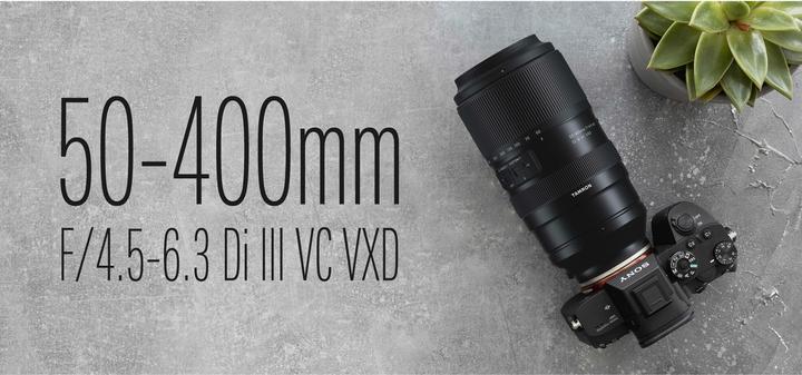 Immagine prodotto Tamron AF 50-400mm F/4.5-6.3 Di III VC VXD (Sony E, APS-C / DX, Full-frame)