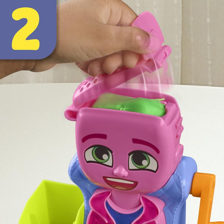 Actual product image Play-Doh Hair Styling Salon Wild Hairdresser