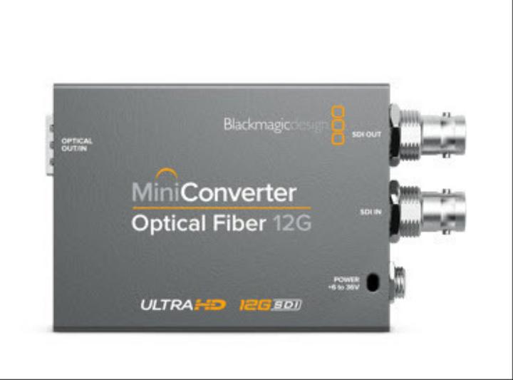Actual product image Blackmagic Mini Converter Optical Fiber 12G (Video Switch)